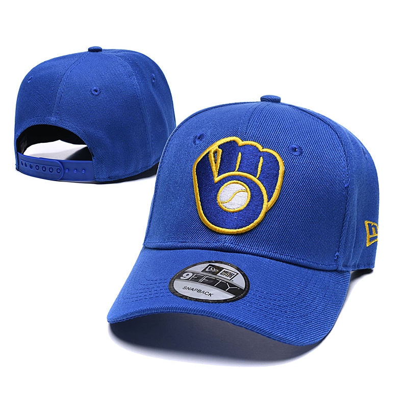 mlb blue hats