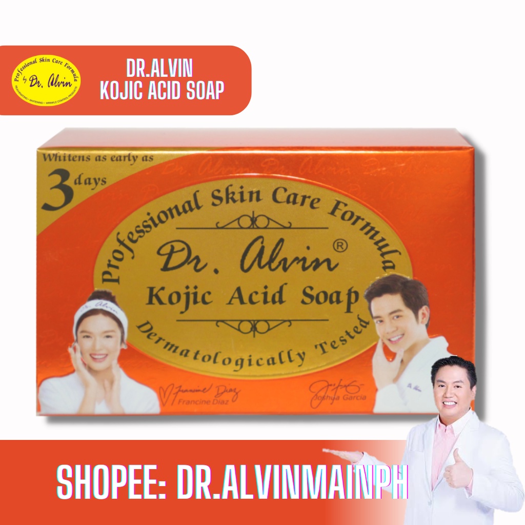 Dr Alvin Kojic Acid Soap 135grams Shopee Philippines