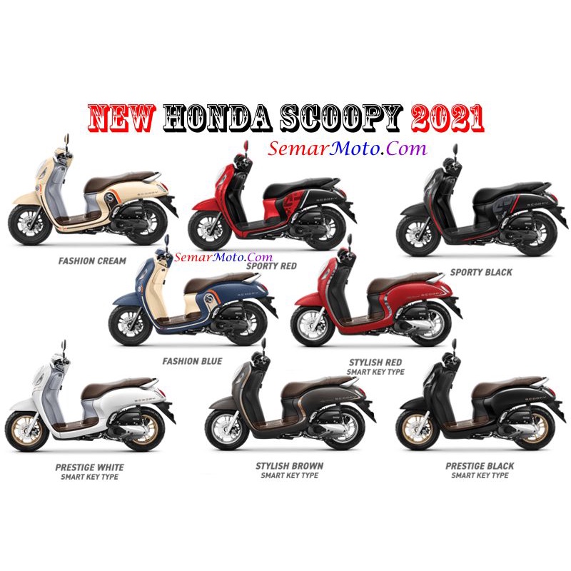 Right Left Side Wings Front Body Cover Honda Scoopy New Prestige 21 K2f Red Chili Original Shopee Philippines