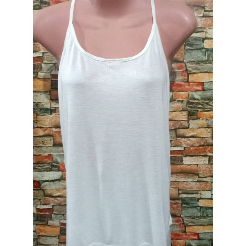 Branded Overruns Black And White Sando Razorback For Ladies Mall Pullouts Shopee Philippines