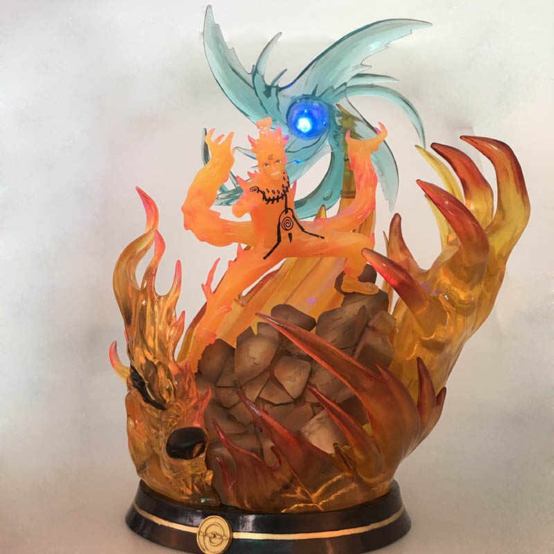 Pvc Recast Naruto Shippuden Sage Mode Kurama Rasengan 36cm Shopee Philippines