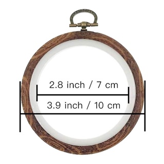 3 Pcs 4 inch Embroidery Ring Cross Stitch Set Display Frame Circle Embroidery Kits for Art Craft Sewing and Hanging #2