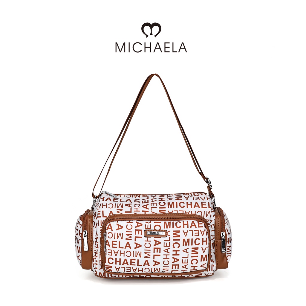 Michaela large waterproof Nylon silng crossbody bag big shoulder bag