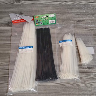 White cable with nylon tie ( 6 inches, 8 inches, 10 inches, 12 inches, 16 inches)100pcs per pack