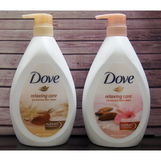 dove relaxing care body wash