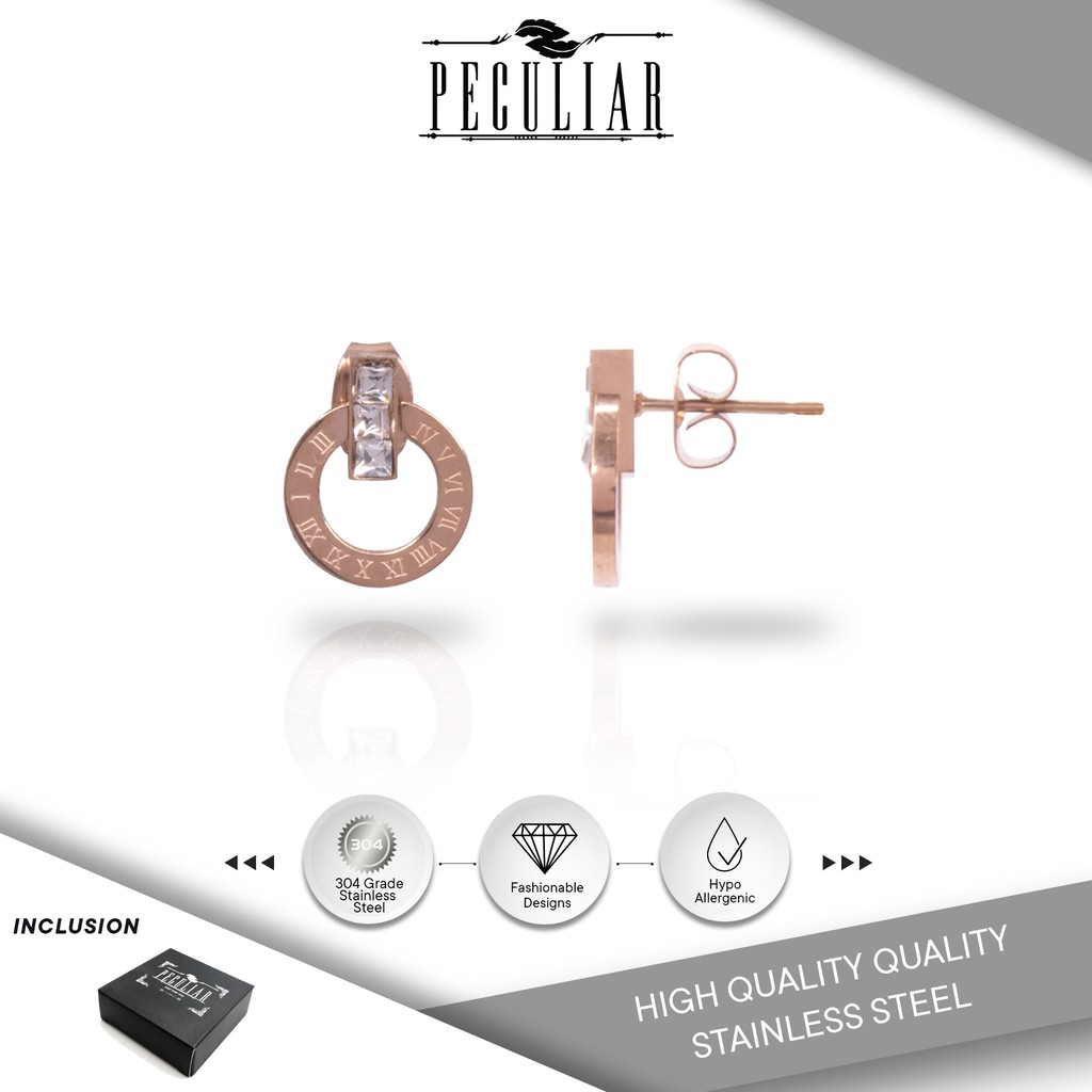 peculiar-jewelry-roman-numerals-zircon-centered-stainless-steel-stud-earring-shopee-philippines