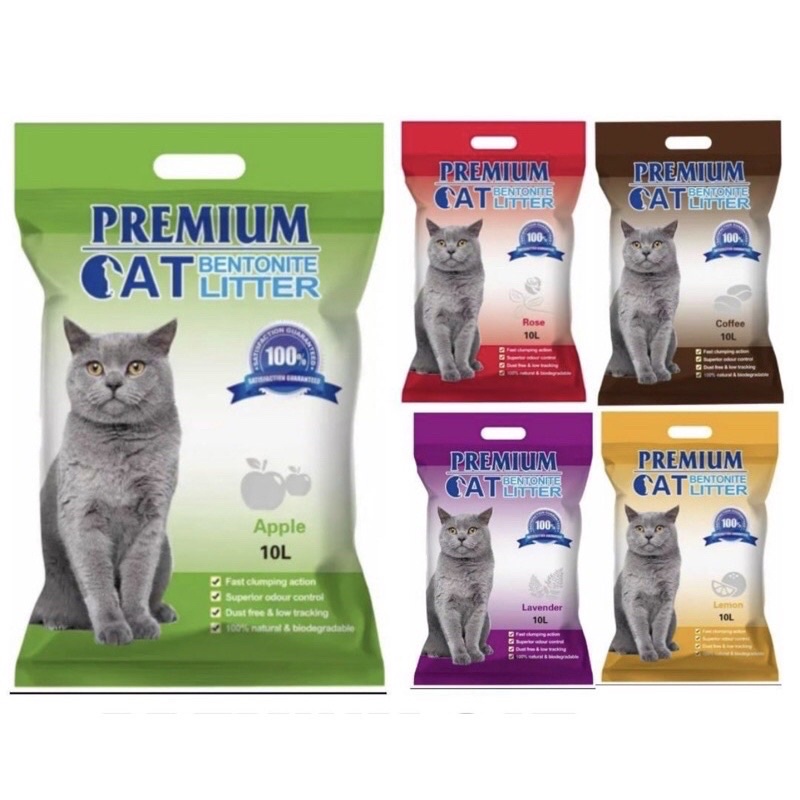 PREMIUM CAT BENTONITE LITTER (10L) Shopee Philippines