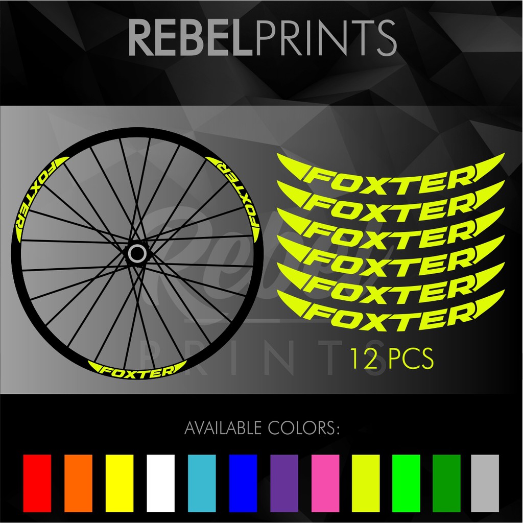 custom mountain bike stickers