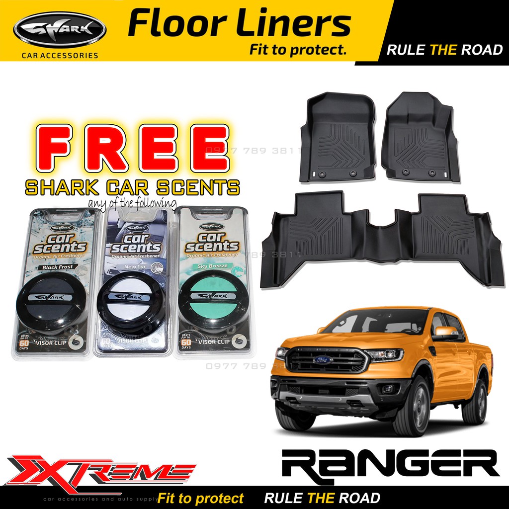 Ford RANGER 20152022 Shark Floor Liner Deep Dish matting ( Ranger