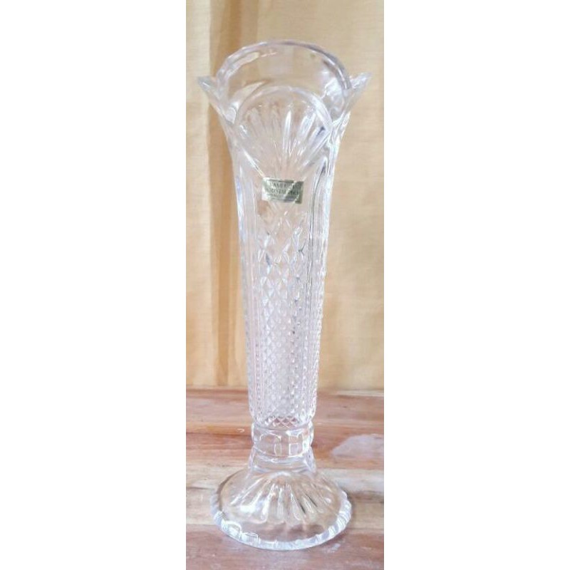 ドイツ　アンナヒュッテ　　クリスタルガラス花瓶
