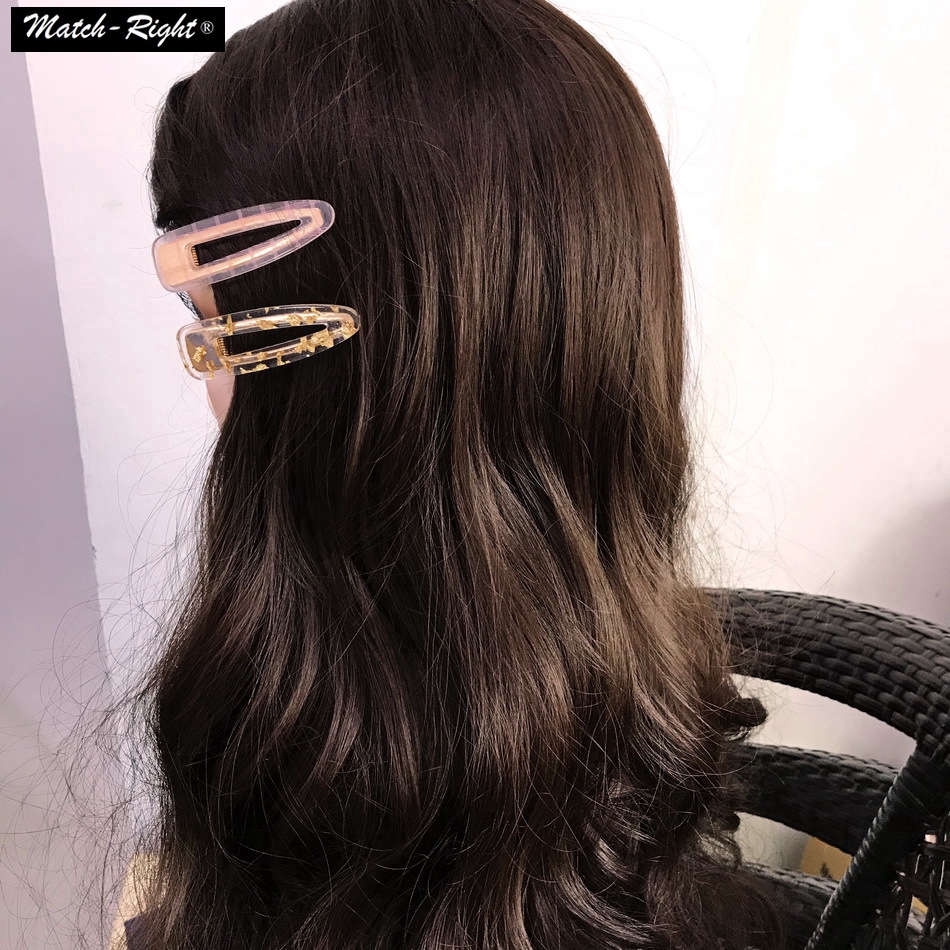 8 15 Acrylic Hairpin Bb Clip Korean Hair Pin Glitter Hair Clip