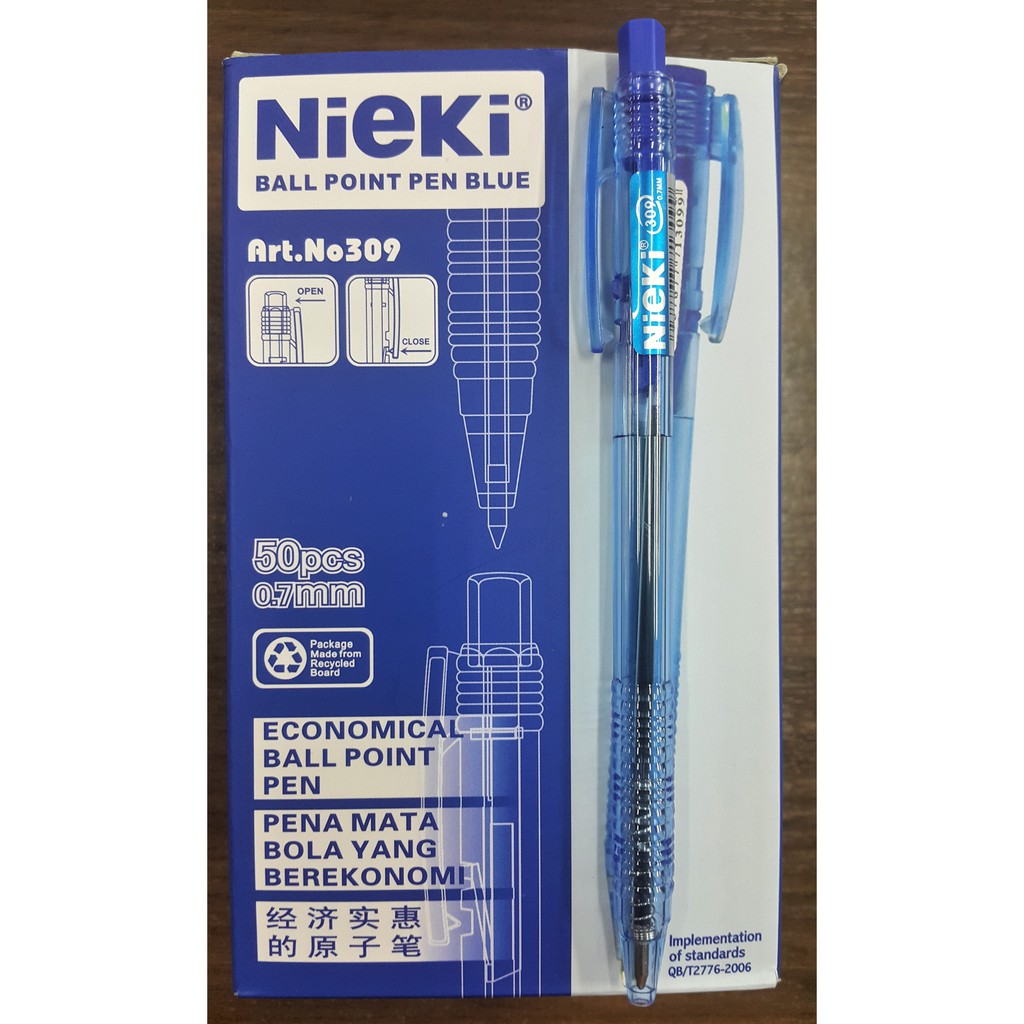 NIEKI BALL POINT PEN 0.7 BLUE (PER PCS) Shopee Philippines