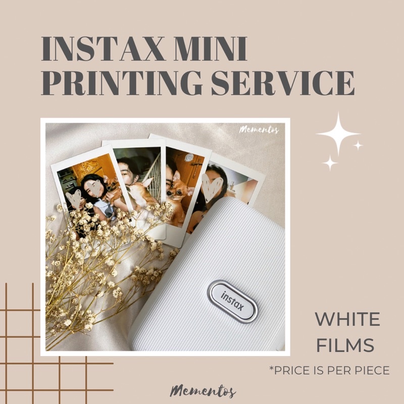 instax photo printing service