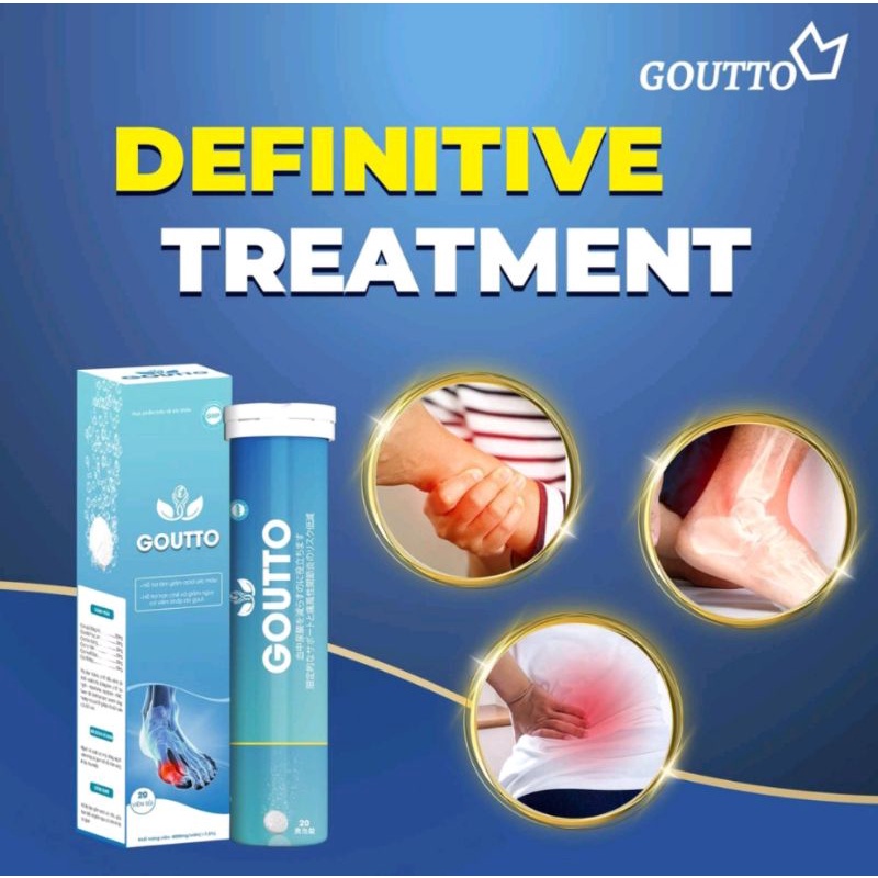 GOUTTO The Fastest Gout Treatment in the market. 20 Effervescent