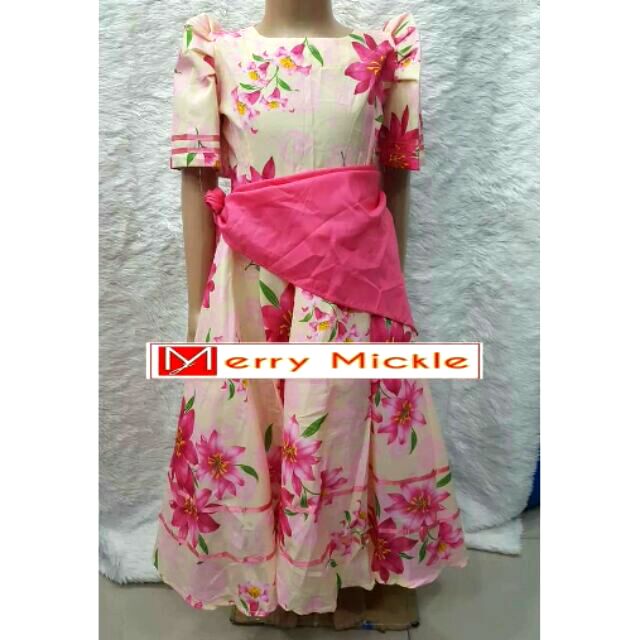 traditional clothingFilipiniana Costume (with petticoat) para sa Linggo ng Wika