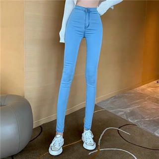 Qiao Li Jeans Women’s High waist Pants high waist jeans Skinny Jeans pants Cod