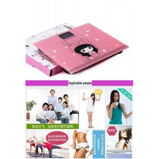 Fashion Cartoon Human Health Scale Mini Electronic Weighing Scales #4
