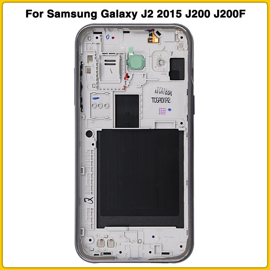 Bt For Samsung Galaxy J2 2015 J200 J200f J200g Battery Back Cover Mid Middle Frame Cover Shopee Philippines