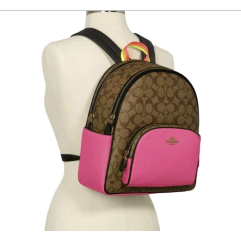 Authentic Coach Signature Coach Backpack Shopee Philippines