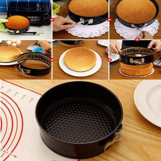  4/7/8/10 Inch Heart Round Shape Metal Baking Pan Round Pastry Bread Cake Mold Kitchen Baking Tool #5