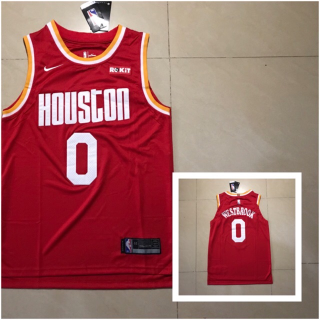 russell westbrook classic rockets jersey