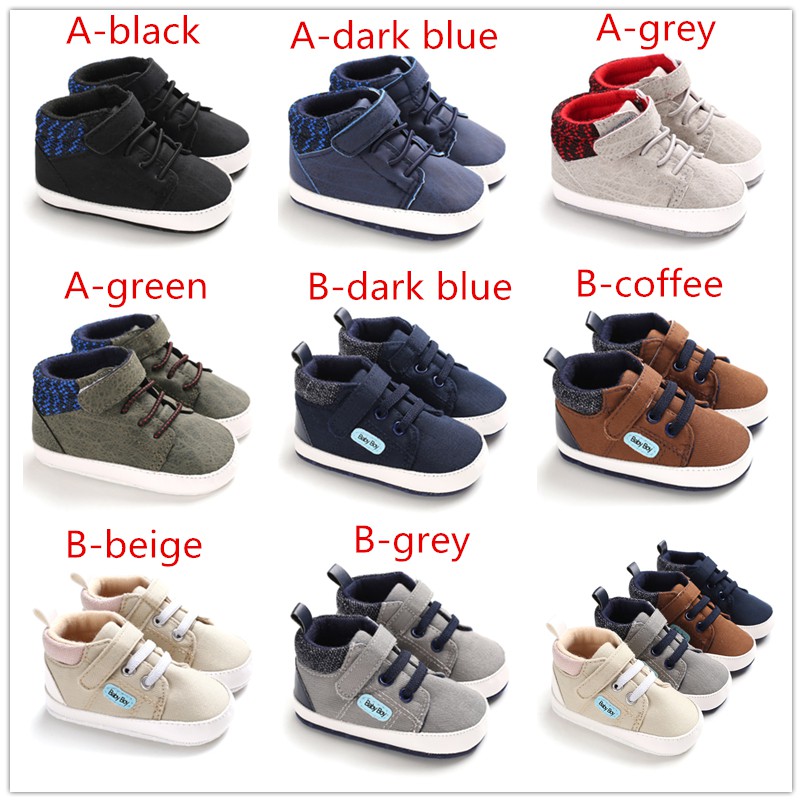 Fashion Baby Boys Anti-Slip Shoes Sneakers Toddler Soft Soled First Walkers  Shoes For Autumn | Shopee Philippines