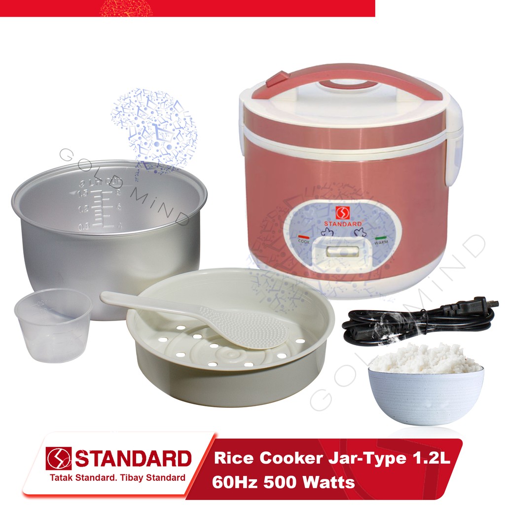 STANDARD Rice Cooker JarType 1.2 Liter 57 Person Shopee Philippines