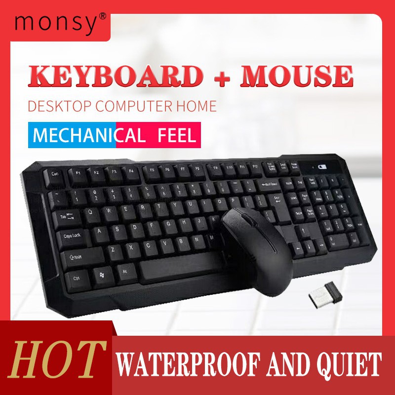 wireless mouse☇Keyboard And Mouse Set CMK328 bluetooth Computer Laptop