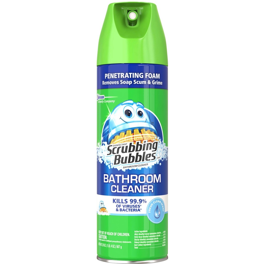 Scrubbing Bubbles Bathroom Grime Fighter Rainshower 20oz (567g