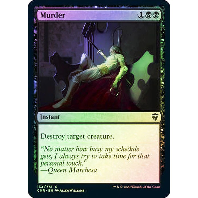 Magic the Gathering : Murder - CMR - MTG BLACK Instant | Shopee Philippines