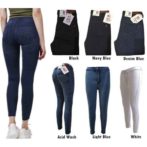 6 Colors Joni Jeans High Waist Denim Maong Pants Skinny Jeans Stretchy ...