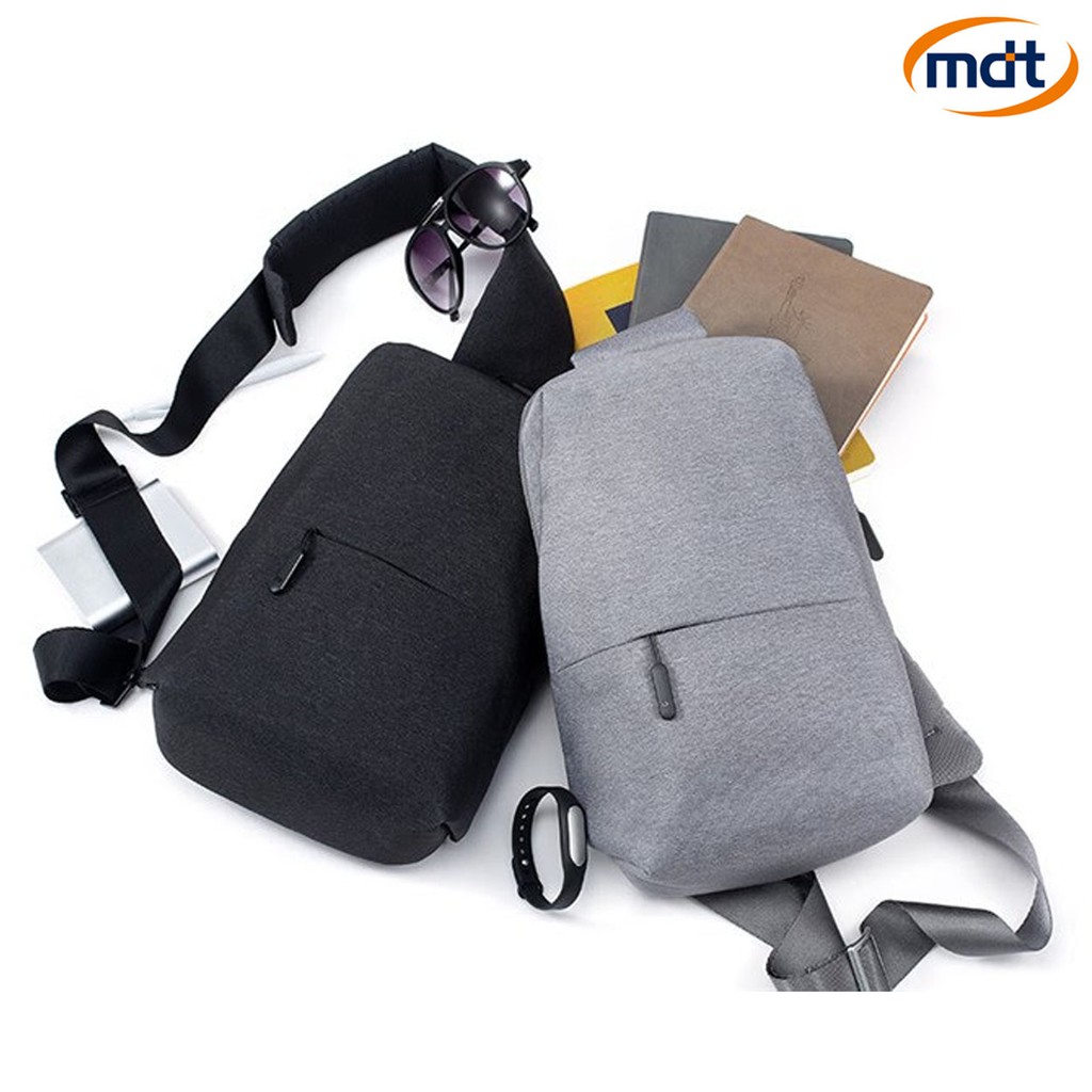 xiaomi mi city sling bag light grey