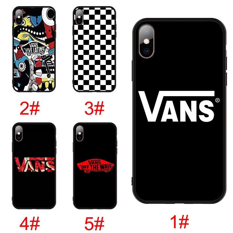 iPhone XS Max XR X 5S 6s 7 8 Plus Soft Cover Vans off the wall Phone Case