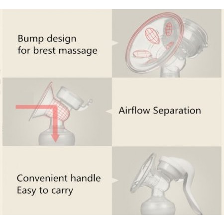 Manual Silicone Breast Pump Feeding Milk Bottles Breasts Pumps Bottle Sucking For Mom
