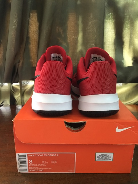 nike zoom evidence 2 red