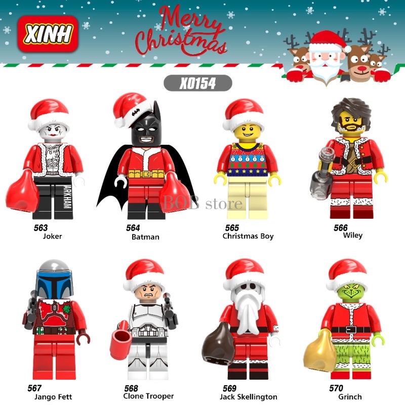 lego christmas minifigures