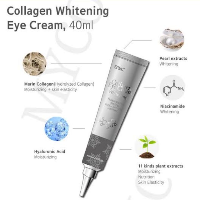 3w collagen eye cream