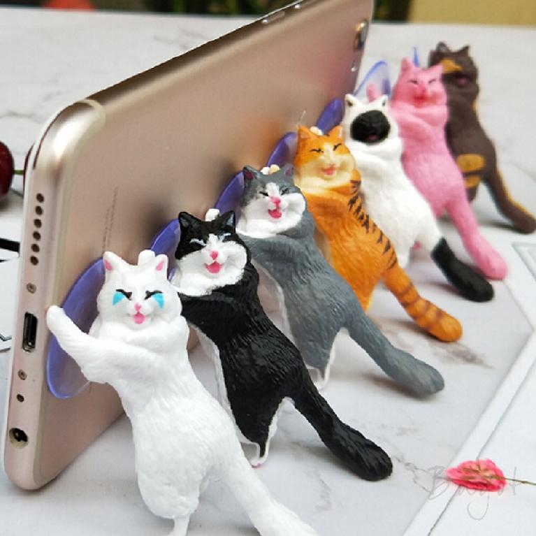 Cartoon Series Boys And Girls Cat  Toy Figures Cell  Phone  