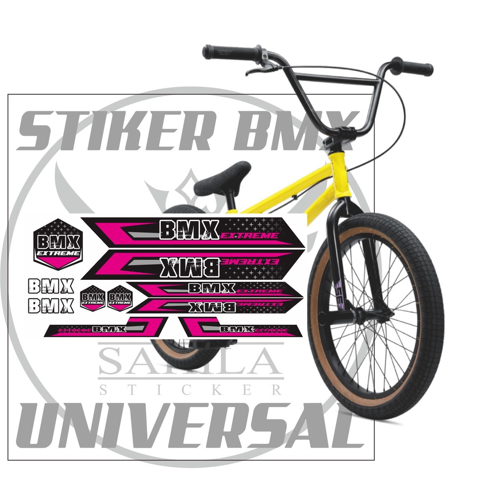 Bmx Bike Stickers / BMX EXTREME 02 Variations / BMX 13 BMX Bike