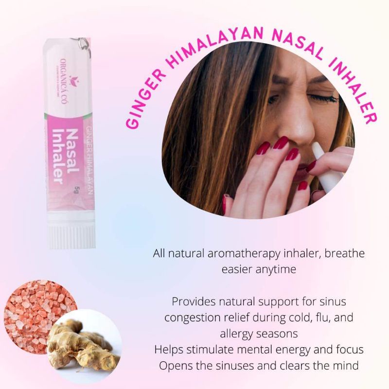Ginger Himalayan+Eucalyptus (Nasal Inhaler) Shopee Philippines