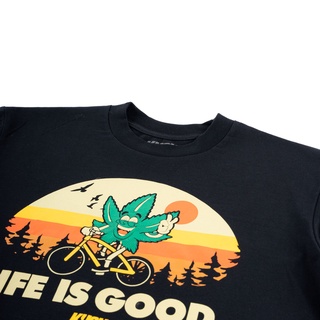 ️KUSH Co.  LIFE IS GOOD (Black) Classic T-Shirt Factory Direct #5
