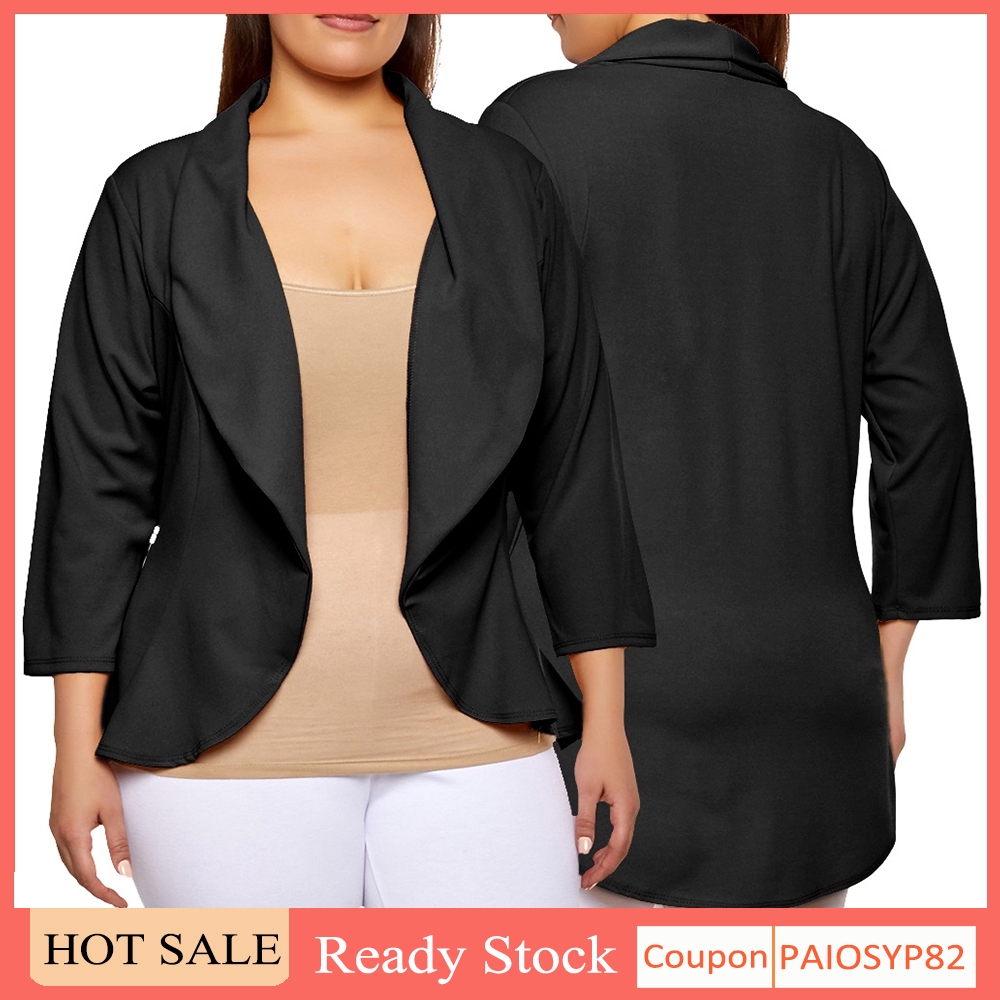 women's plus size blazers and jackets