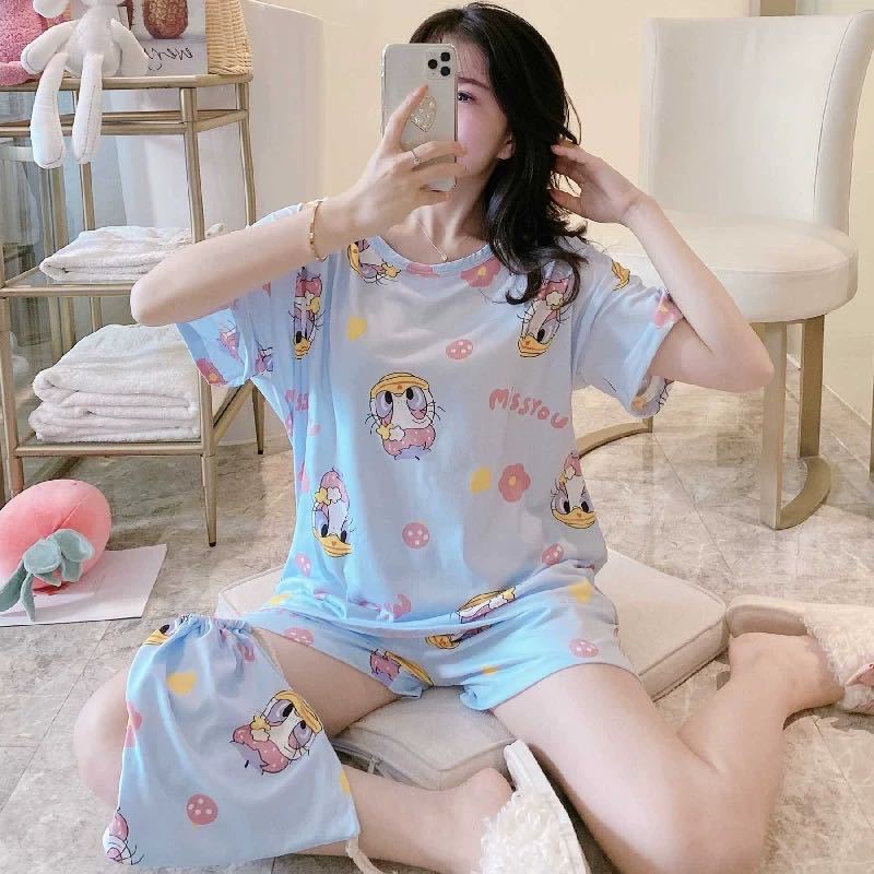 Women Cotton Pajama Sleepwear Sleep Wear Terno | Shopee Philippines