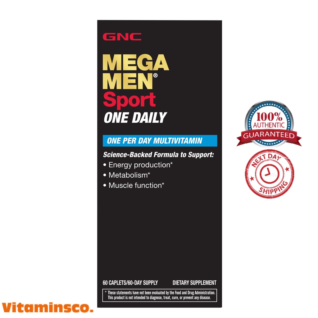 GNC Mega Men Sport One Daily (60 caplets) Shopee Philippines
