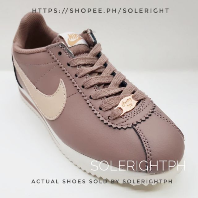 nike cortez womens smokey mauve