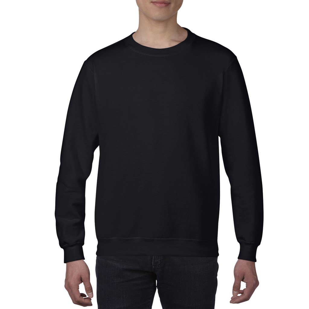 Gildan Heavy Blend Adult Crewneck Sweatshirt (Black) | Shopee Philippines