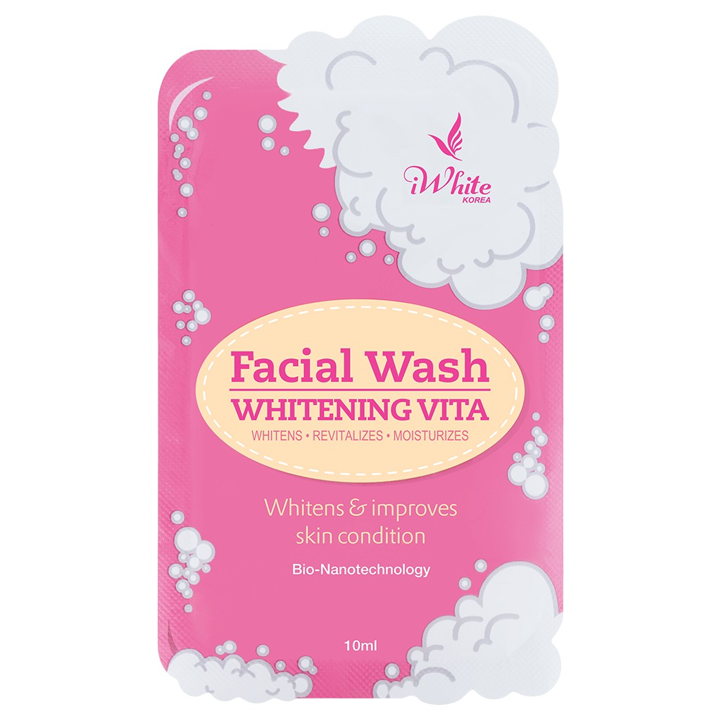 iwhite korea facial wash