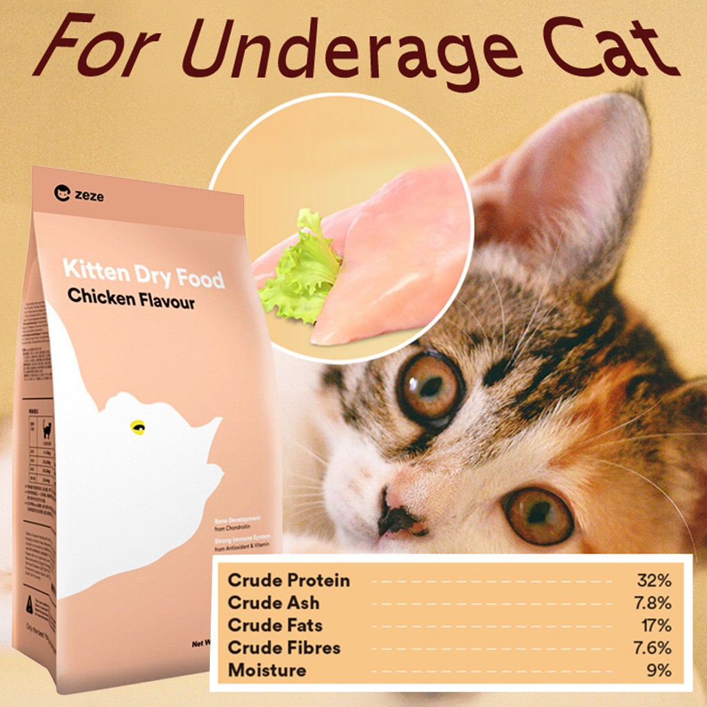 Ash free cat food store