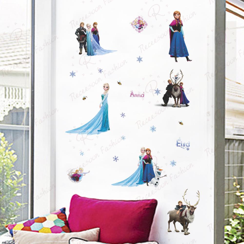 disney princess wall stickers frozen elsa sticker home