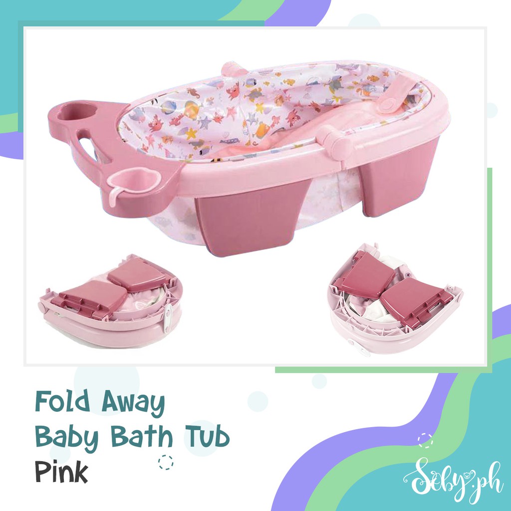 SOBY PH Fold Away Baby Bathtub Inflatable Baby Bath Tub Shopee